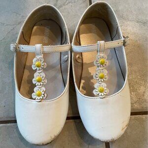 Gymboree Girls Floral T-Strap Ballet Flats